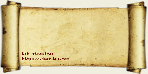 Jovana Egerić vizit kartica